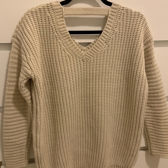 lyla + luxe beige sweater xs/s - Picture 2 of 3